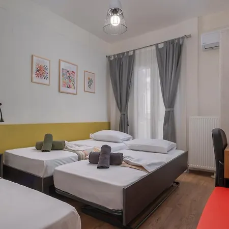 Estia Apartment, Cozy, Spacious, Sunny, 2 Rooms-5 Beds Thessalonique