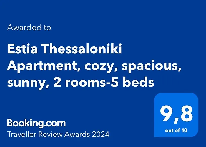 Estia Apartment, Cozy, Spacious, Sunny, 2 Rooms-5 Beds * סלוניקי